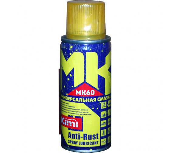 Kimi Многофункциональная проникающая смазка МК60 (аэрозоль), 100мл