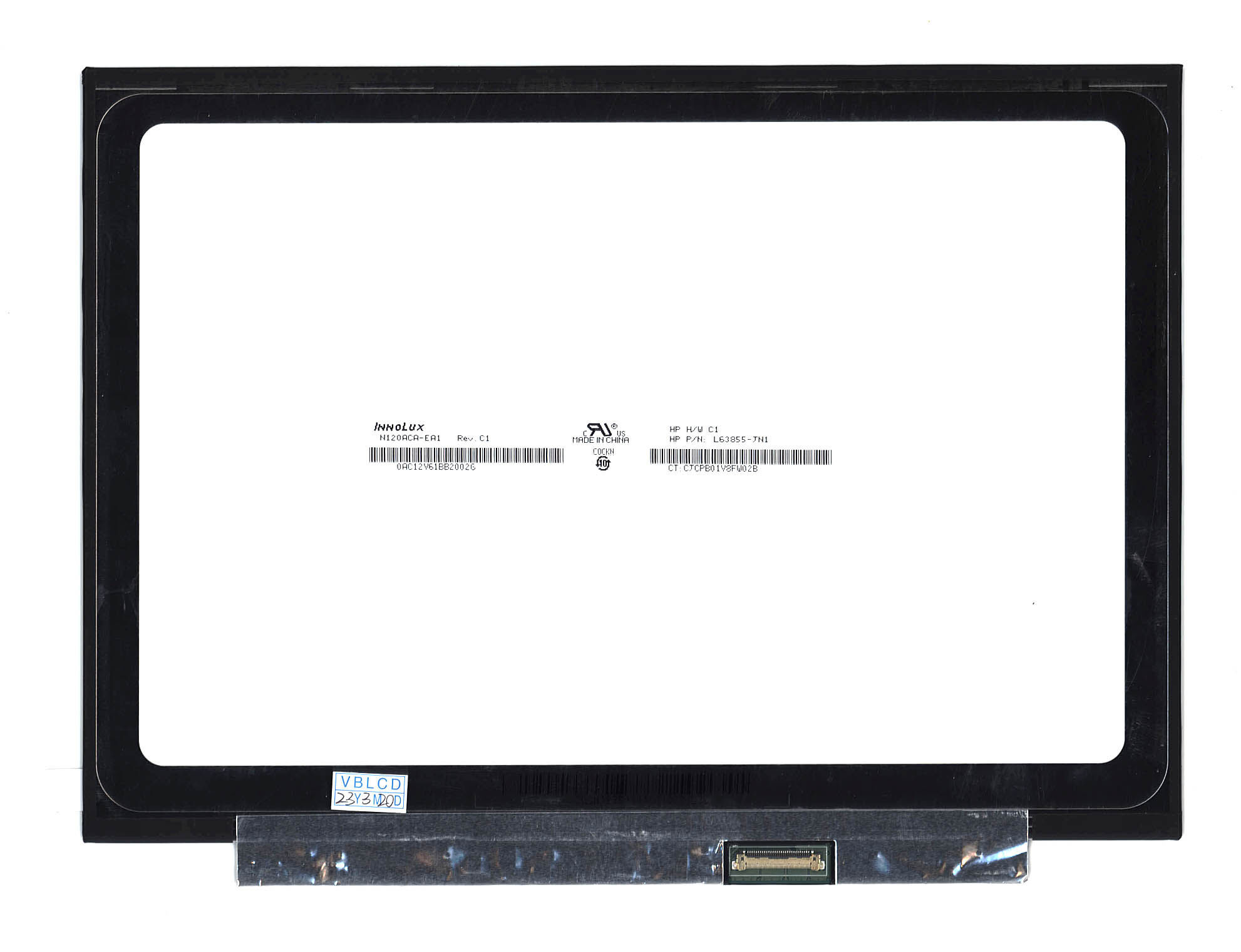 Матрица для ноутбука 12.0 1366x912 30pin eDp Slim N120ACA-EA1 AAS Matte 60Hz