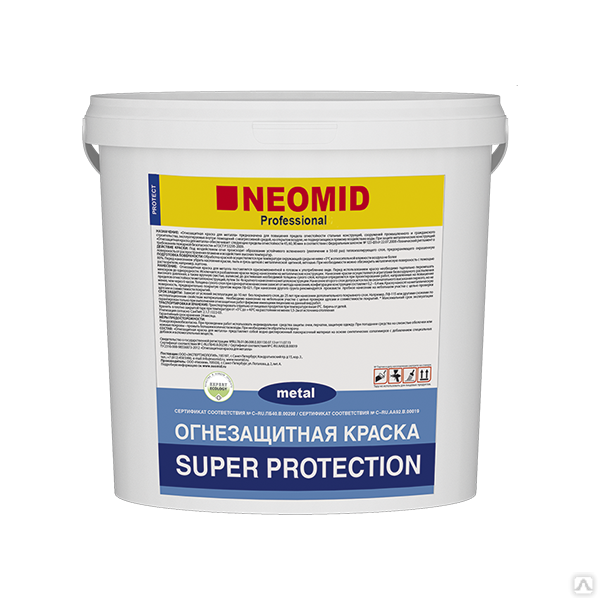 NEOMID Краска огнезащитная Super Protection для металла (6 кг)