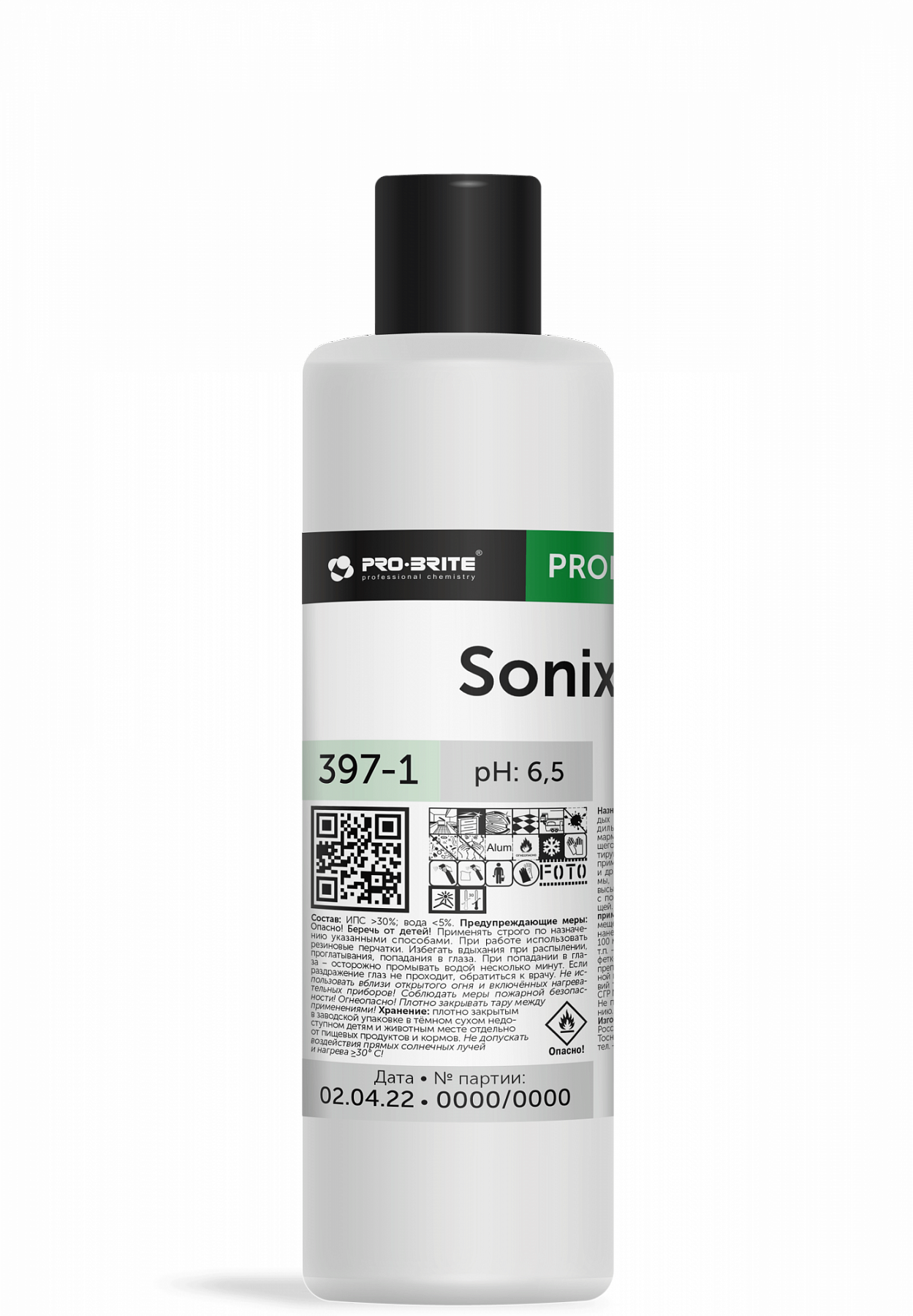 397-1 Sonix-70 Моющее для холодильных и морозильных камер, средство на основе изопропанола