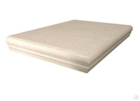 Керамическая плитка Керамин Керама Марацци Аллея Ступень угловая бежевая светлая 30х30