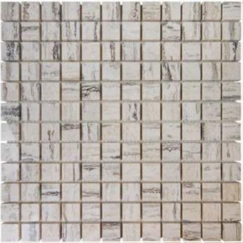 Керамическая плитка Керамин Chakmaks Mosaic Anatolian Stone 23х23 Vanilla Wood Мозаика 30,5х30,5 (2,3х2,3)