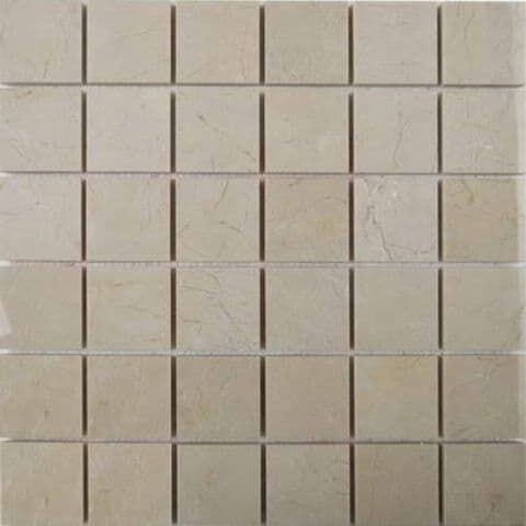 Керамическая плитка Керамин Chakmaks Mosaic Anatolian Stone 50х50 Cream Pino Мозаика 31,8х31,8 (5x5)
