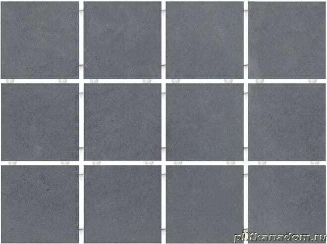Керамическая плитка Керамин Керама Марацци Амальфи 1290 Серый темный Настенная плитка 30х40