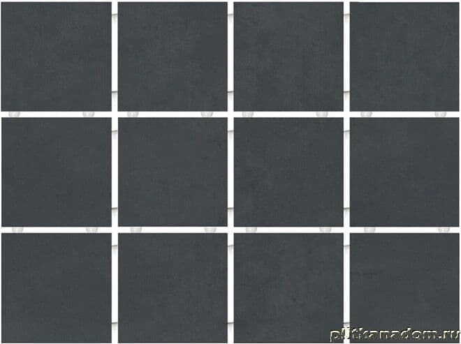 Керамическая плитка Керамин Керама Марацци Амальфи 1291 Черный Настенная плитка 30х40
