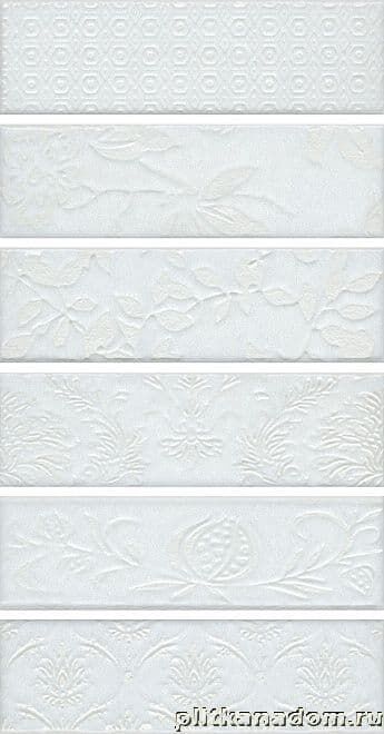 Керамическая плитка Керамин Керама Марацци Кампьелло AD-A333-6x-2926 Панно белый,51x28,5 (6 частей)