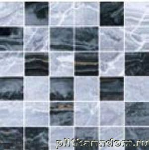 Керамическая плитка Керамин Vitra Bergamo Мозаика K946628LPR холодный микс 7ЛПР (5х5) 30х30