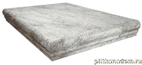 Керамическая плитка Керамин Керама Марацци Терраса SG158700N-GR-AN Ступень угловая серая 30х30