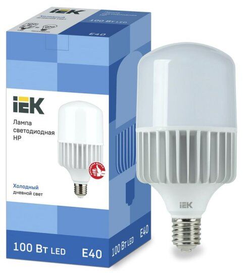 Лампы светодиодные IEK Лампа светодиодная HP 100Вт 230В 6500К E40