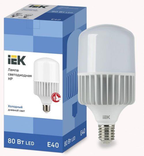 Лампы светодиодные IEK Лампа светодиодная HP 80Вт 230В 6500К E40
