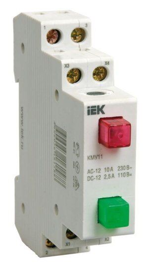 Дополнительные устройства модульной системы IEK Кнопка управления модульная КМУ 11