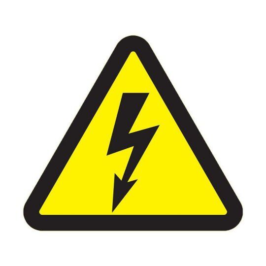 Аксессуары и комплектующие для щитов и шкафов REXANT Наклейка знак электробезопасности "Опасность поражения электротоком