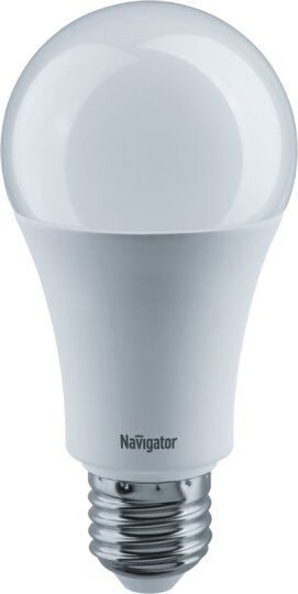 Лампы светодиодные Navigator Лампа светодиодная 61 239 NLL-A70/A60-15-230-6.5K-E27 15Вт грушевидная матовая 6500К холод.