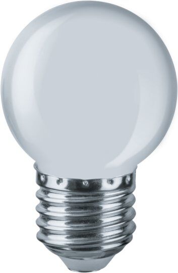 Лампы светодиодные Navigator Лампа светодиодная 61 243 NLL-G45-1-230-W-E27 1Вт шар матовая E27 220-240В