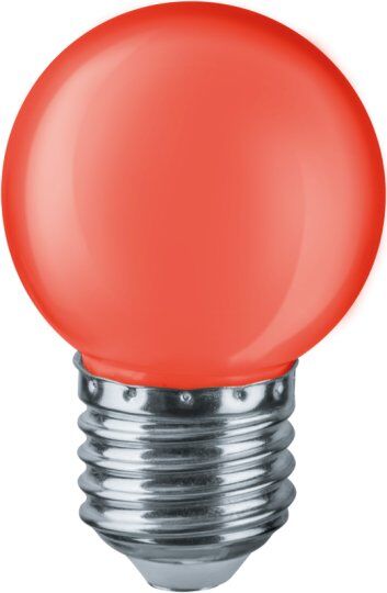 Лампы светодиодные Navigator Лампа светодиодная 71 827 NLL-G45-1-230-R-E27 1Вт шар E27 220-240В красн. Navigator