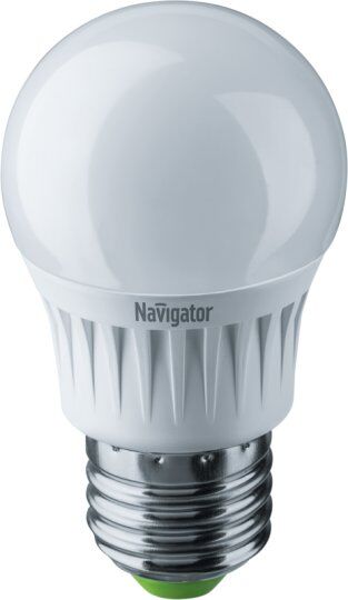 Лампы светодиодные Navigator Лампа светодиодная 94 467 NLL-G45-7-230-2.7K-E27 7Вт шар 2700К тепл. бел. E27 500лм 176-264