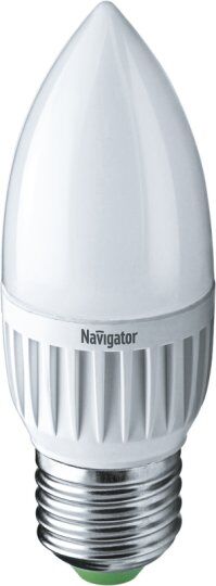 Лампы светодиодные Navigator Лампа светодиодная 94 481 NLL-P-C37-5-230-2.7K-E27-FR 5Вт свеча 2700К тепл. бел. E27 330лм