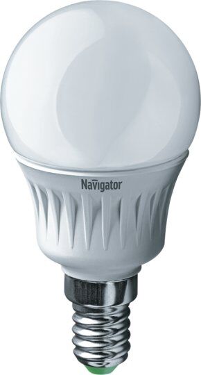 Лампы светодиодные Navigator Лампа светодиодная 94 478 NLL-P-G45-5-230-4K-E14 5Вт шар 4000К нейтр. бел. E14 370лм 220-24