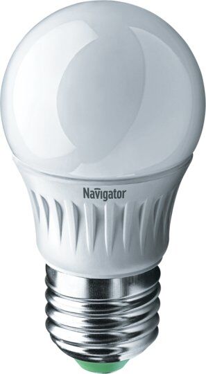 Лампы светодиодные Navigator Лампа светодиодная 94 477 NLL-P-G45-5-230-2.7K-E27 5Вт шар 2700К тепл. бел. E27 330лм 220-2