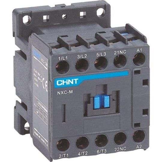 Контакторы, пускатель магнитный CHINT Контактор NXC-06M01 6А 220В/АС3 1НЗ 50Гц (R)