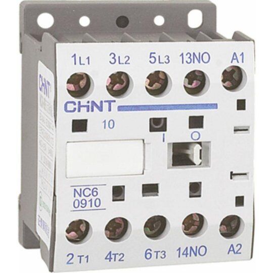 Контакторы, пускатель магнитный CHINT Контактор NC6-0910 9А 230В 50Гц 1НО (R)