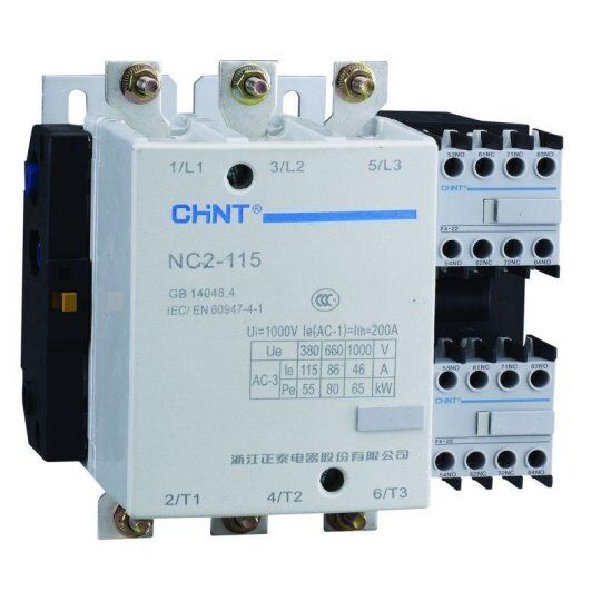 Контакторы, пускатель магнитный CHINT Контактор NC2-115 115А 220-240В/АС3 50Гц (R)