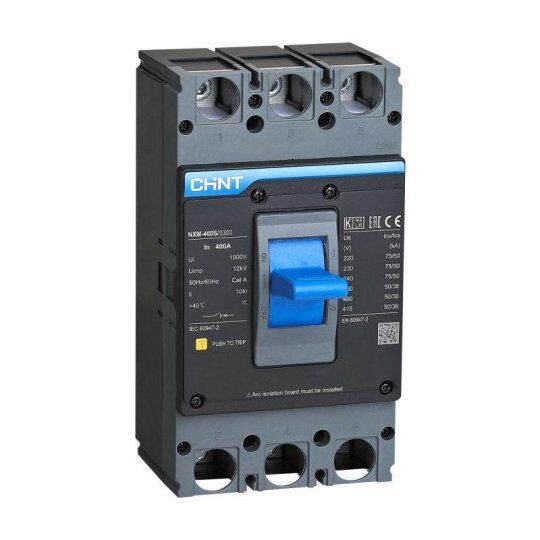 Выключатель автоматический силовой CHINT Выключатель автоматический 3п 400А 50кА NXM-400S (R)