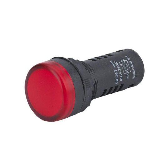 Сигнальные лампы и зуммеры CHINT Индикатор помехозащищенный ND16-22D/4K2 красн. AC 230В (R)