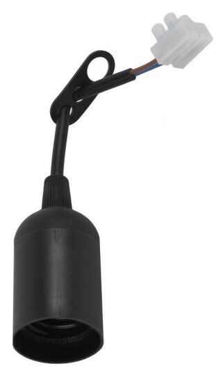 Аксессуары для светильников ЭРА Патрон E27 с клеммной колодкой пластик черный (50/200/6000)