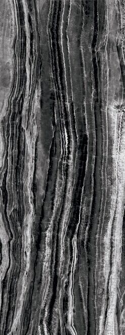 Керамическая плитка Керамин Керама Марацци SG071802R Гемма черно-белый лаппатированный Керамогранит 119,5x320