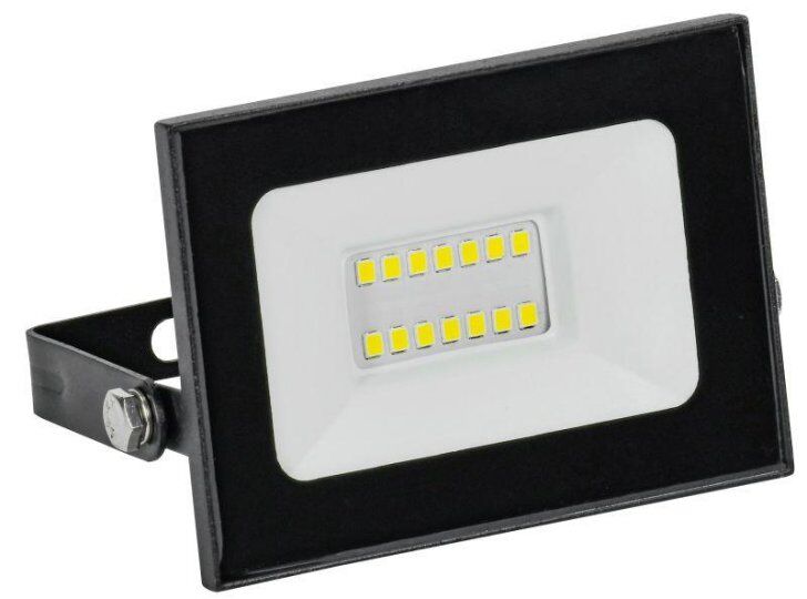 Прожекторы и светильники направленного света GENERICA Прожектор светодиодный СДО 001-20 6500К IP65 черн.
