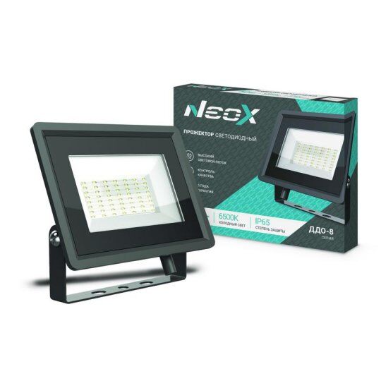 Прожекторы и светильники направленного света NEOX Прожектор светодиодный ДДО-8 50Вт 6500К IP65 5250лм 105лм/Вт 230В