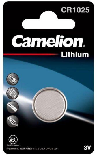 Батарейки Camelion Элемент питания литиевый CR1025 BL-1 (блист.1шт)