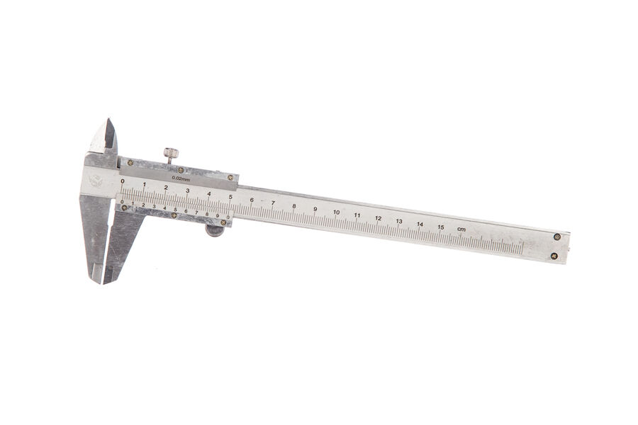 Штангенциркуль металлический 150 мм, цена деления 0,02 с глубиномером MATRIX арт.316315