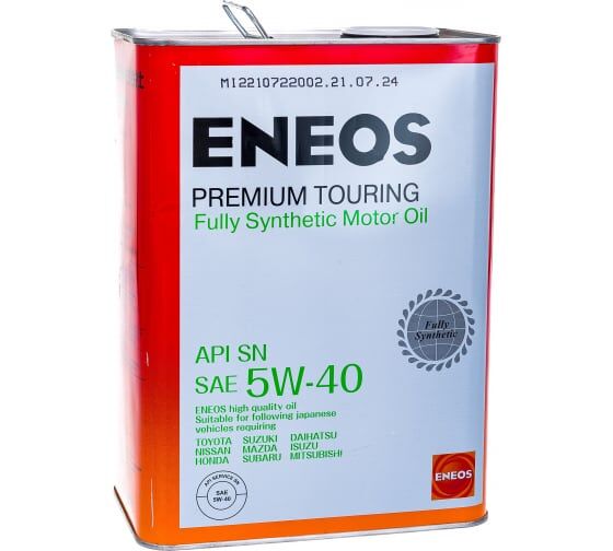 Масло моторное ENEOS Premium Touring SN 5W40 4л
