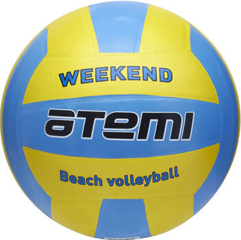 Мяч волейбольный Atemi WEEKEND резина желт-голубой литой окруж.65-67