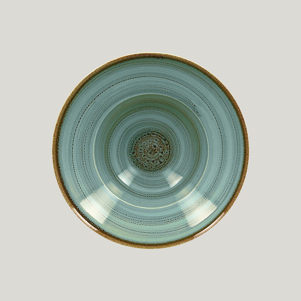 Глубокая тарелка RAK Porcelain Twirl Lagoon 320 мл, 23х8 см
