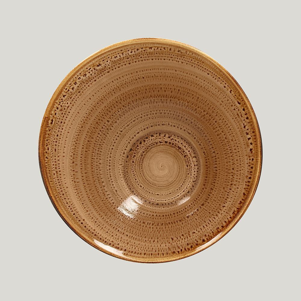 Ассиметричная тарелка RAK Porcelain Twirl Shell 650 мл, 22х9 см