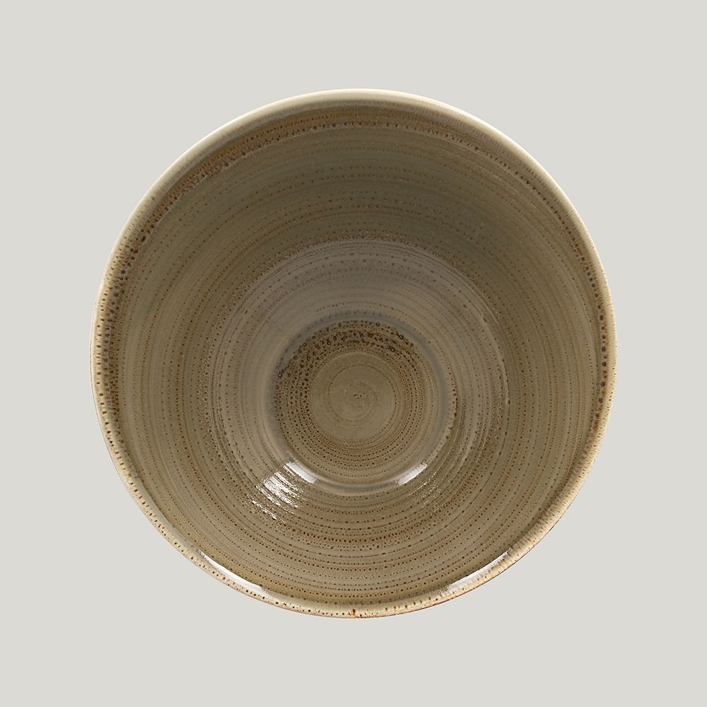 Ассиметричная тарелка RAK Porcelain Twirl Alga 650 мл, 22х9 см