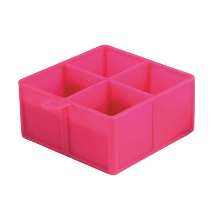 Форма для льда силиконовая "Куб", 45х45 мм, 4 ячейки, P.L. - BarWare