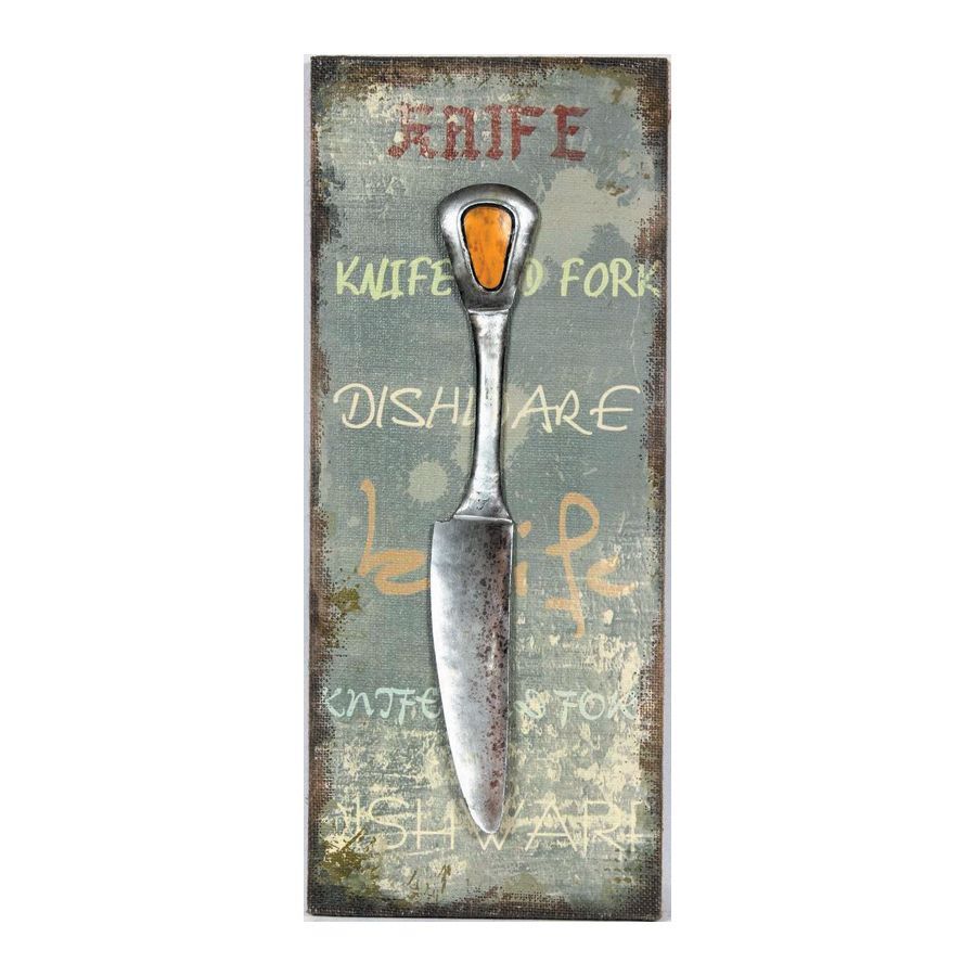 Картина "Knife" 60х25х4,5 см