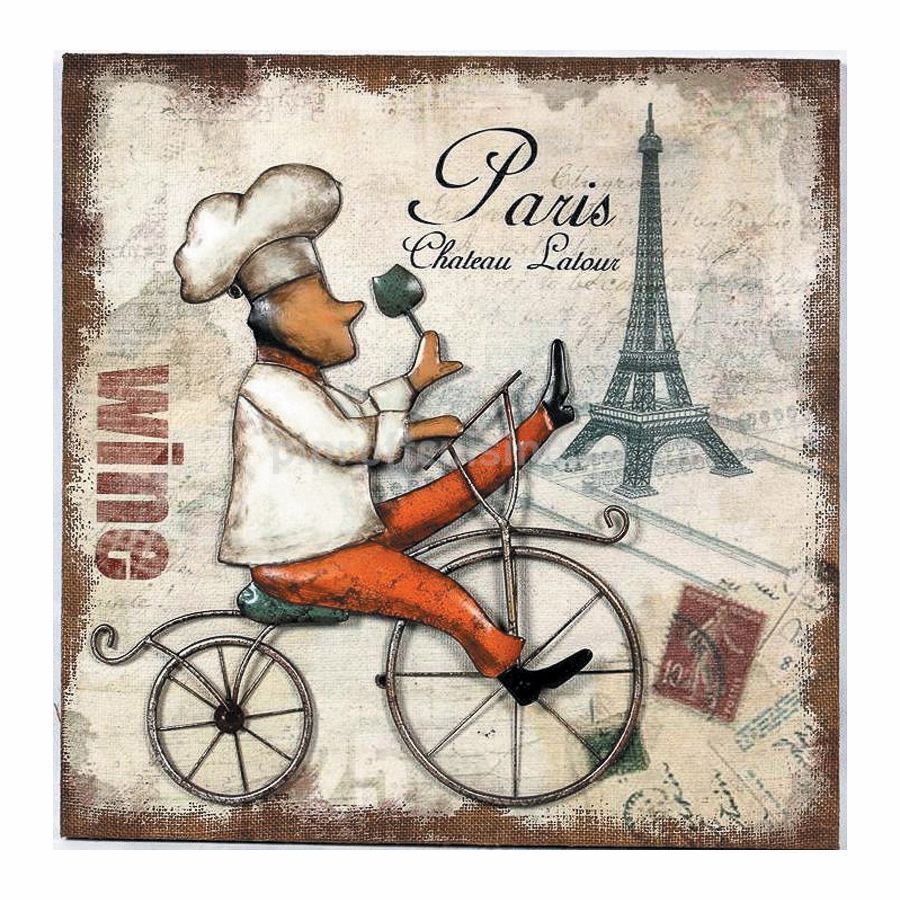 Картина "Paris" 50х50х4,5 см, P.L. Proff Cuisine