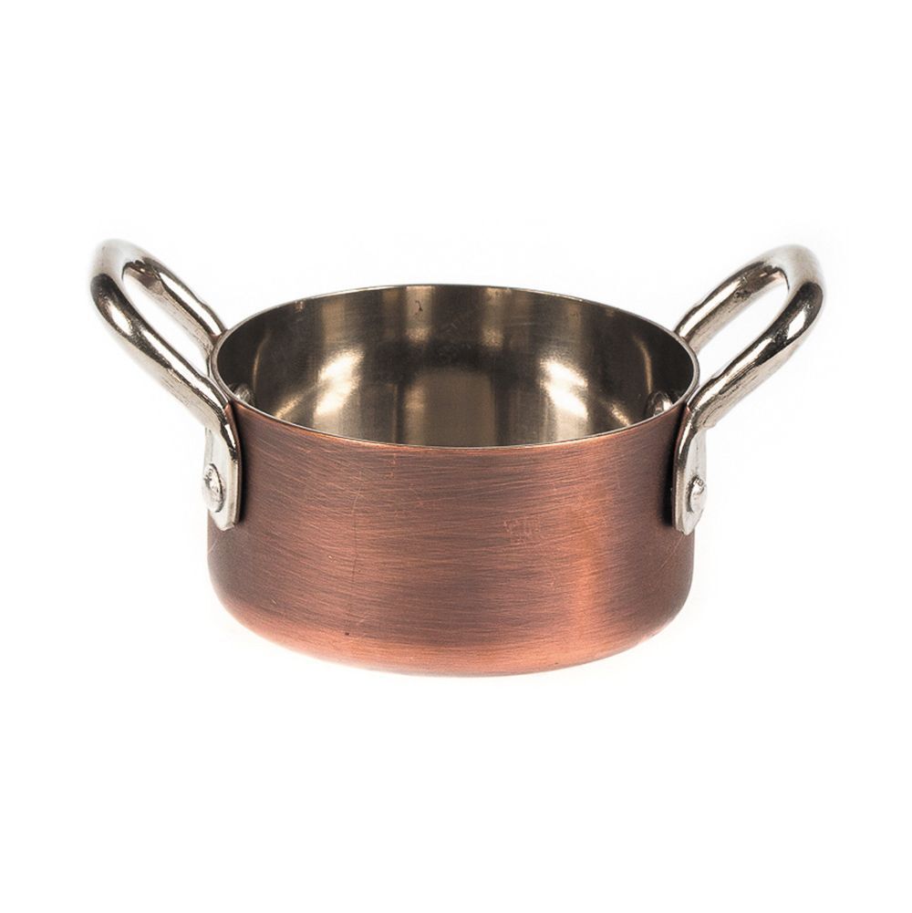 Кастрюля для подачи Antique Copper без крышки 7х4 см, 150 мл, нержавейка, P.L. Proff Cuisine