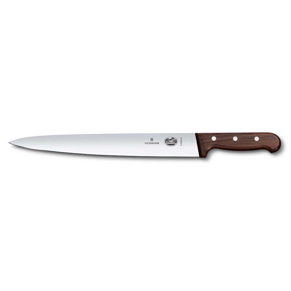 Нож для нарезки ломтиками Victorinox Rosewood 30 см, ручка розовое дерево 70001113