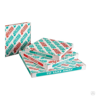 Коробка для пиццы 36х36х4 см, картон, 100 шт/уп, Garcia de Pou Испания 