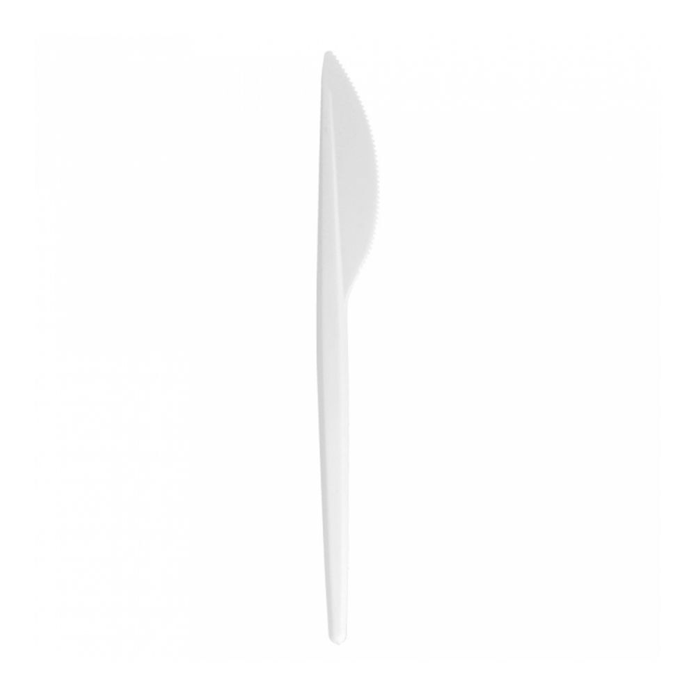 Нож одноразовый 17,5 см, белый, PS, 100 шт, Garcia de Pou Испания