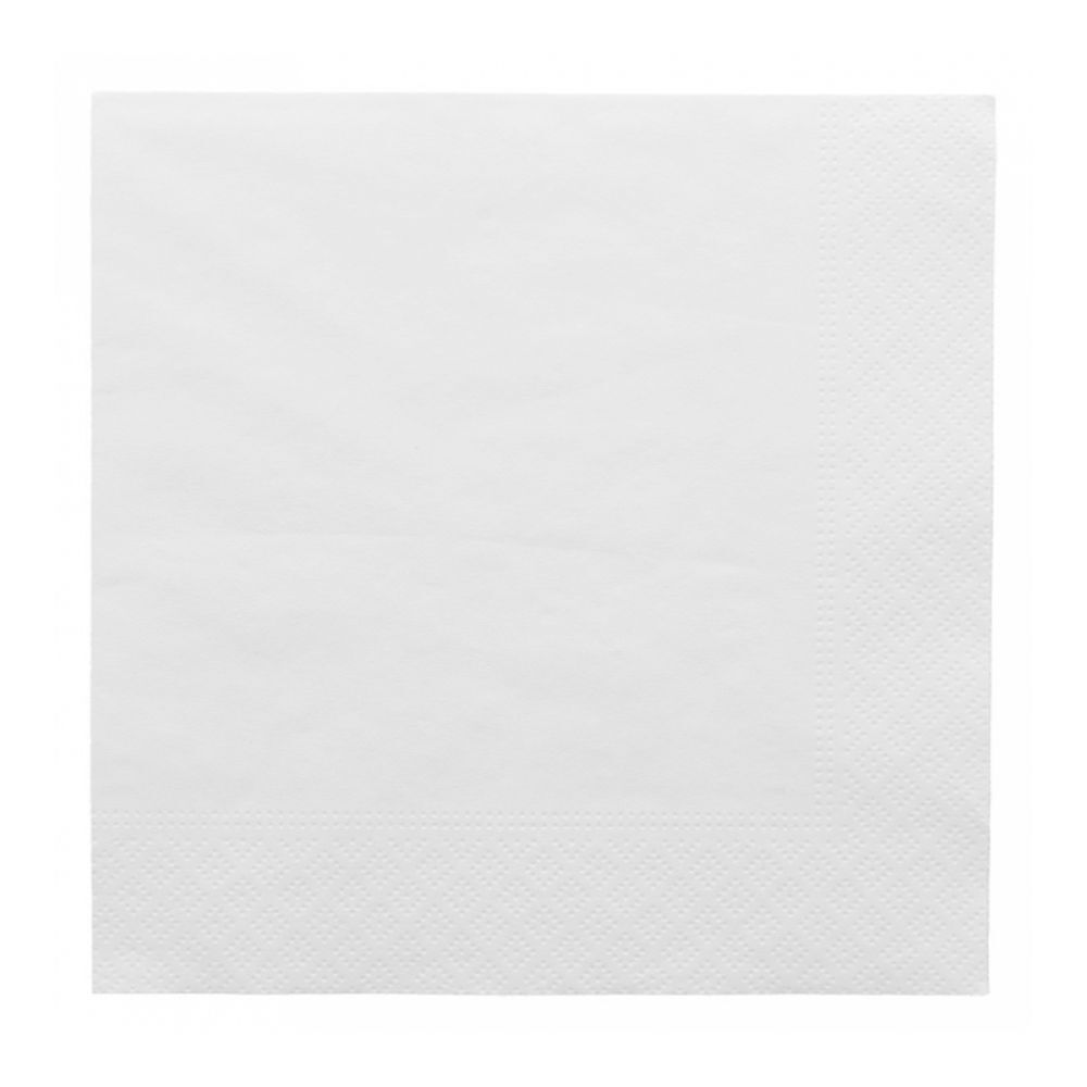 Салфетка бумажная двухслойная белая, 33х33 см, 100 шт, Garcia de Pou Испания