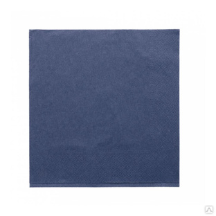 Салфетка бумажная двухслойная синяя, 40х40 см, 100 шт, Garcia de Pou Испания 