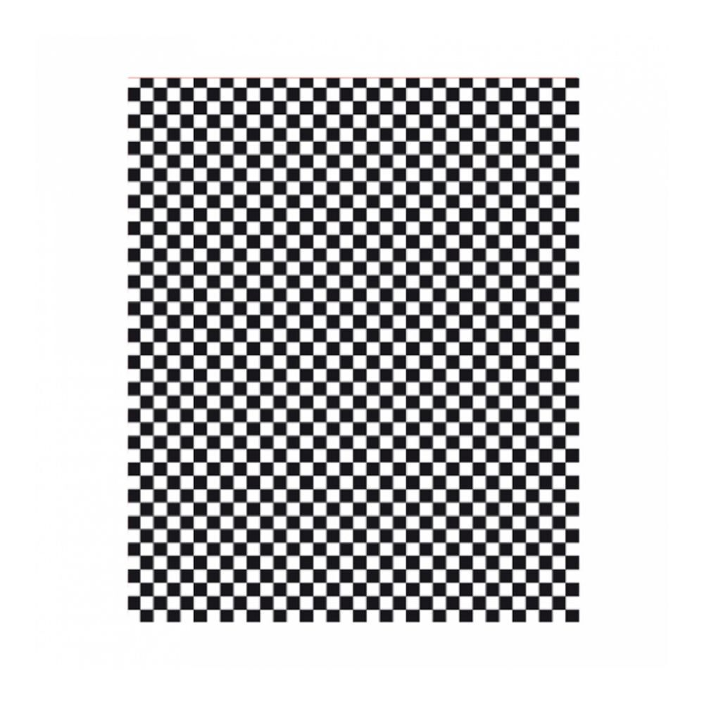 Упаковочная бумага "Чёрно-белая клетка", 28х34 см, 1000 шт/уп, жиростойкий пергамент, Garcia de Pou