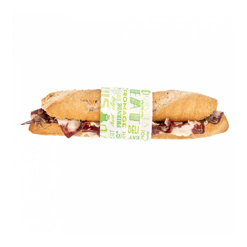 Обёрточная полоска для сэндвича/ролла Parole 7х26 см, 5000 шт/уп, жиростойкая бумага, Garcia de Pou